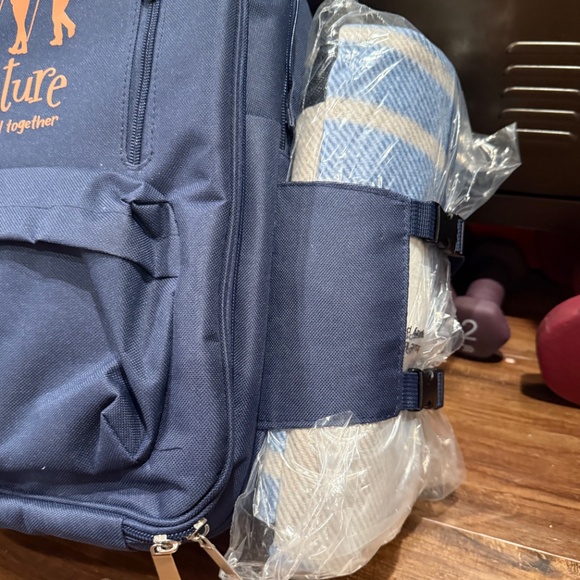 Picnic Backpack for 2 |Picnic Basket |Stylish All-in-One Picnic Bag- insulated - Picture 14 of 16